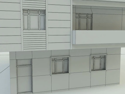 Ornate building 4 3D Model