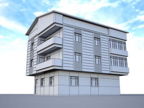 Ornate building 4 3D 模型