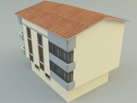 Ornate building 4 3D 模型