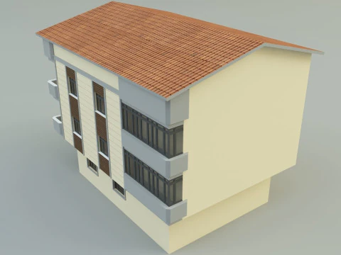 Ornate building 4 3D Model