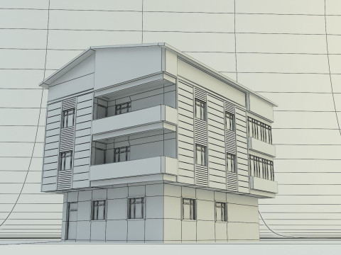 Ornate building 4 3D 模型