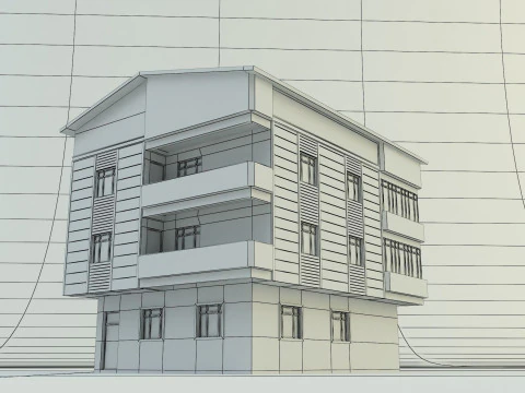 Ornate building 4 3D Model