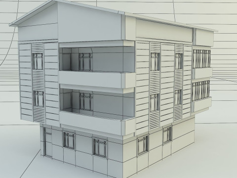 Ornate building 4 3D 模型