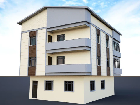 Ornate building 4 3D Model