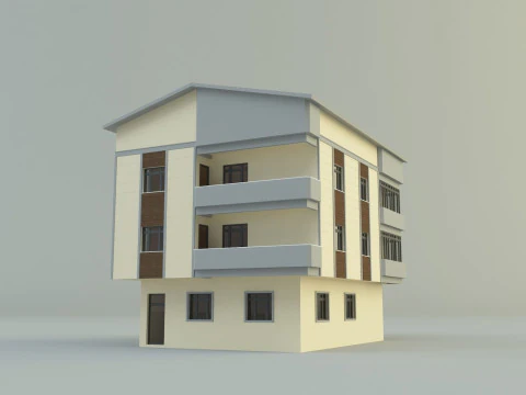 Ornate building 4 3D Model