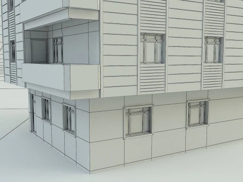 Ornate building 4 3D Model