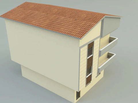 Ornate building 4 3D Model
