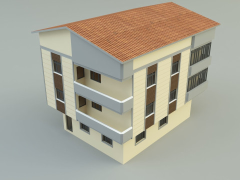 Ornate building 4 3D 模型