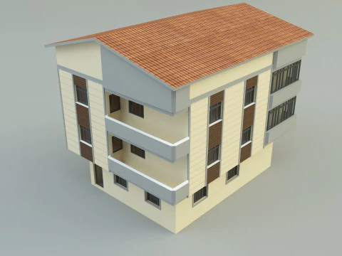 Ornate building 4 3D Model