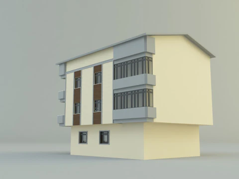 Ornate building 4 3D Model