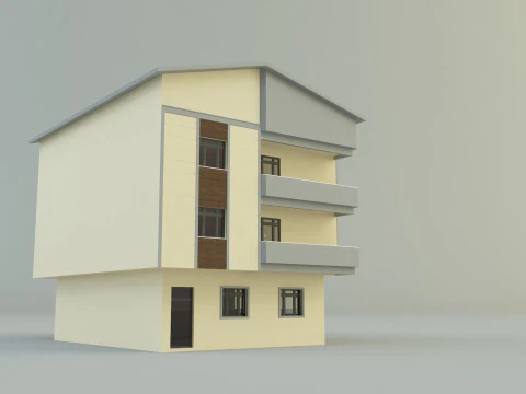 Ornate building 4 3D Model