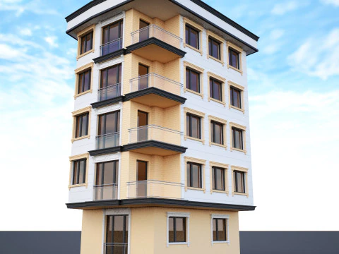 Edificio adornado 5 Modelo 3D