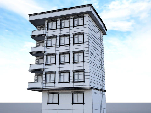 Ornate building 5 3D Model