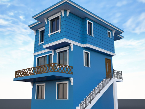 Ornate building 6 3D Model