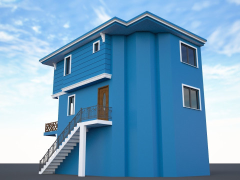 Ornate building 6 3D Model