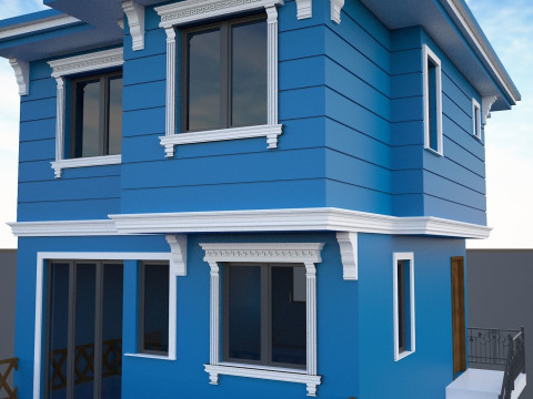 Ornate building 6 3D Model