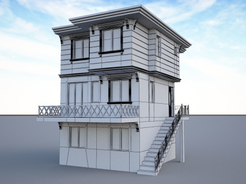 Ornate building 6 3D Model