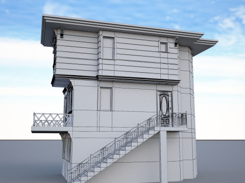 Ornate building 6 3D Model