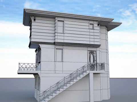 Ornate building 6 3D Model