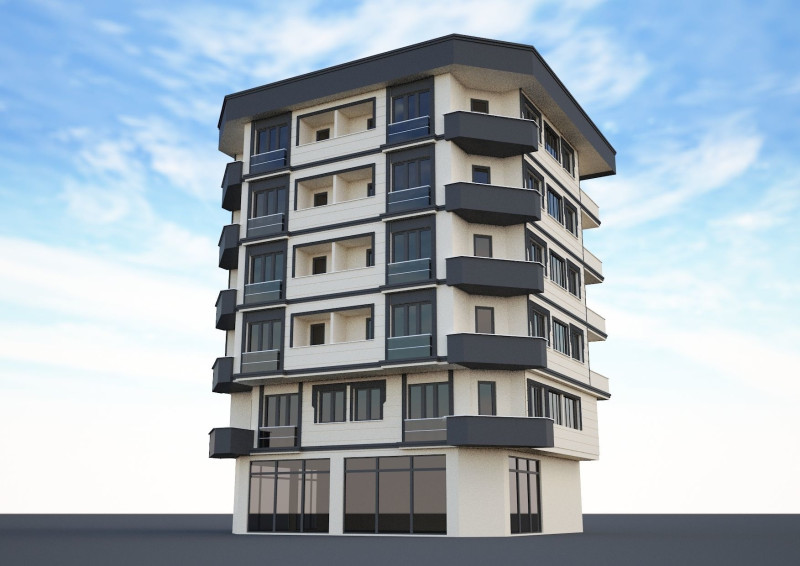 Ornate building 7 Model 3D .c4d .max .obj .3ds .fbx .stl .blend 