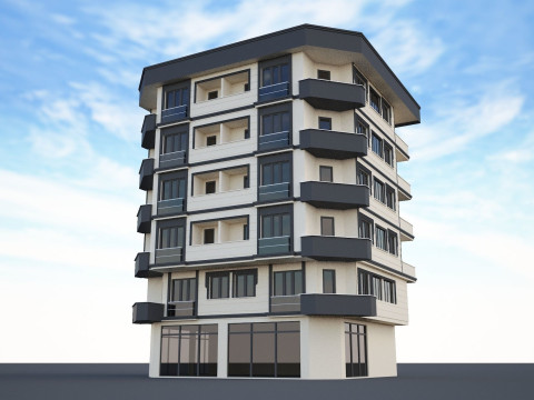 Ornate building 7 3D Model