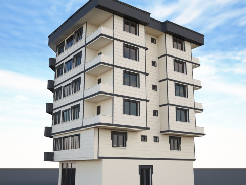 Ornate building 7 Model 3D
