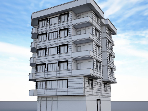 Ornate building 7 Model 3D