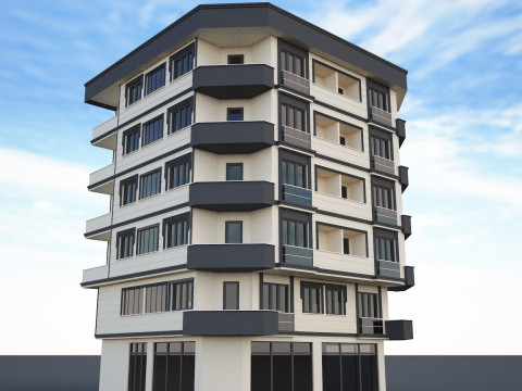 Ornate building 7 Model 3D
