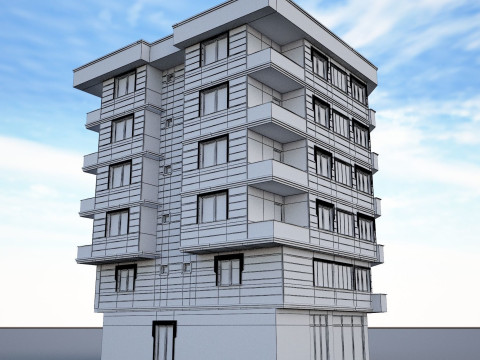 Ornate building 7 Model 3D