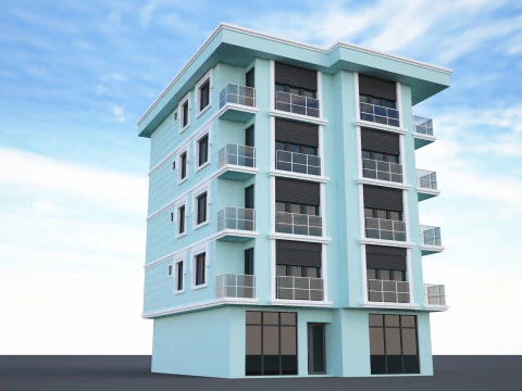 Edificio ornato 8 Modello 3D