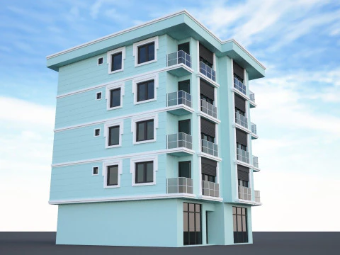 Ornate building 8 3D Model