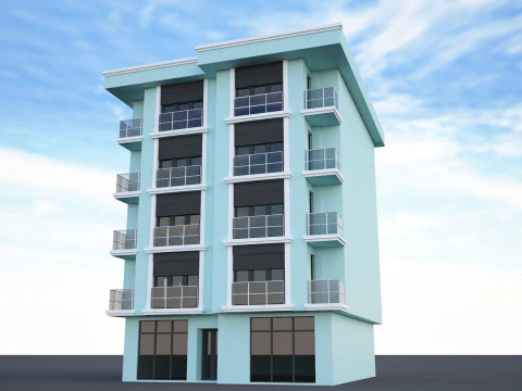 Ornate building 8 3D Model