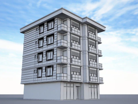 Ornate building 8 3D Model