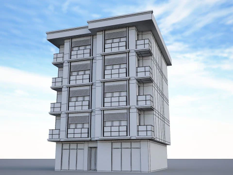 Ornate building 8 3D Model