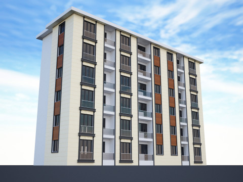 Ornate building 9 3D Model