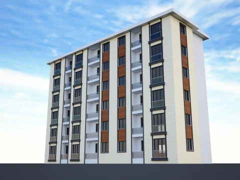 Ornate building 9 3D Model