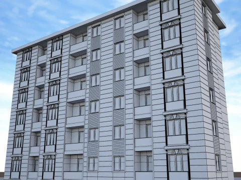 Ornate building 9 3D Model