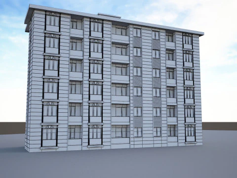 Ornate building 9 3D Model