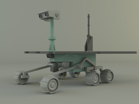 Planetary exploration vehicle 3D 모델