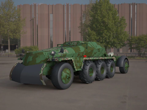 Replica SDKFZ 250 military vehicle 3d tire 3D Model