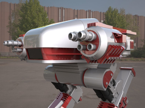ROBOCOP- ED-209 robot Modelo 3D