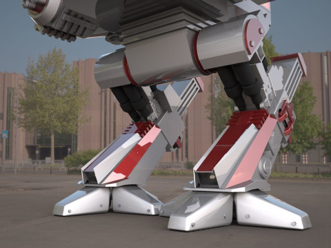 ROBOCOP- ED-209 robot 3D 모델