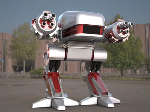 ROBOCOP- ED-209 robot 3D Model