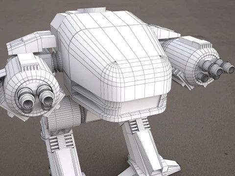ROBOCOP- ED-209 robot 3D Model