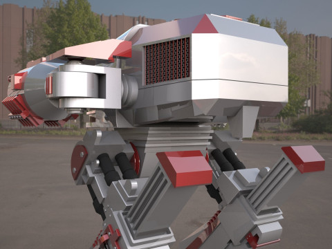 ROBOCOP- ED-209 robot 3D 모델