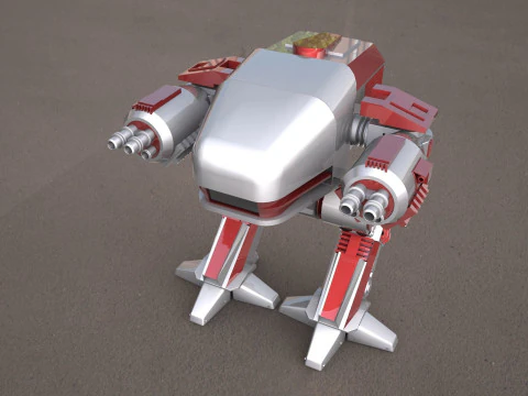 ROBOCOP- ED-209 robot 3D Model
