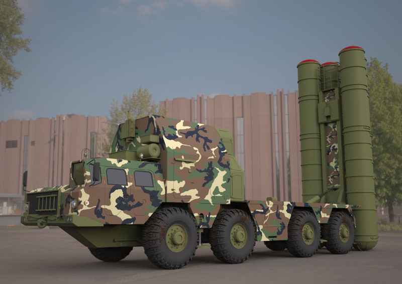 S300 pmu military air defense 3D Model .c4d .max .obj .3ds .fbx .stl .blend
