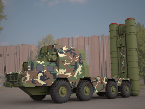S300 pmu military air defense 3D 모델