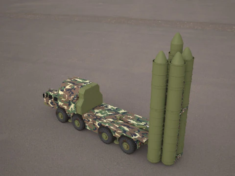 S300 pmu military air defense 3D Model