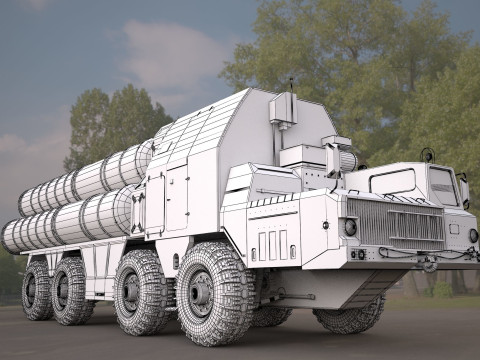 S300 pmu military air defense 3D Model